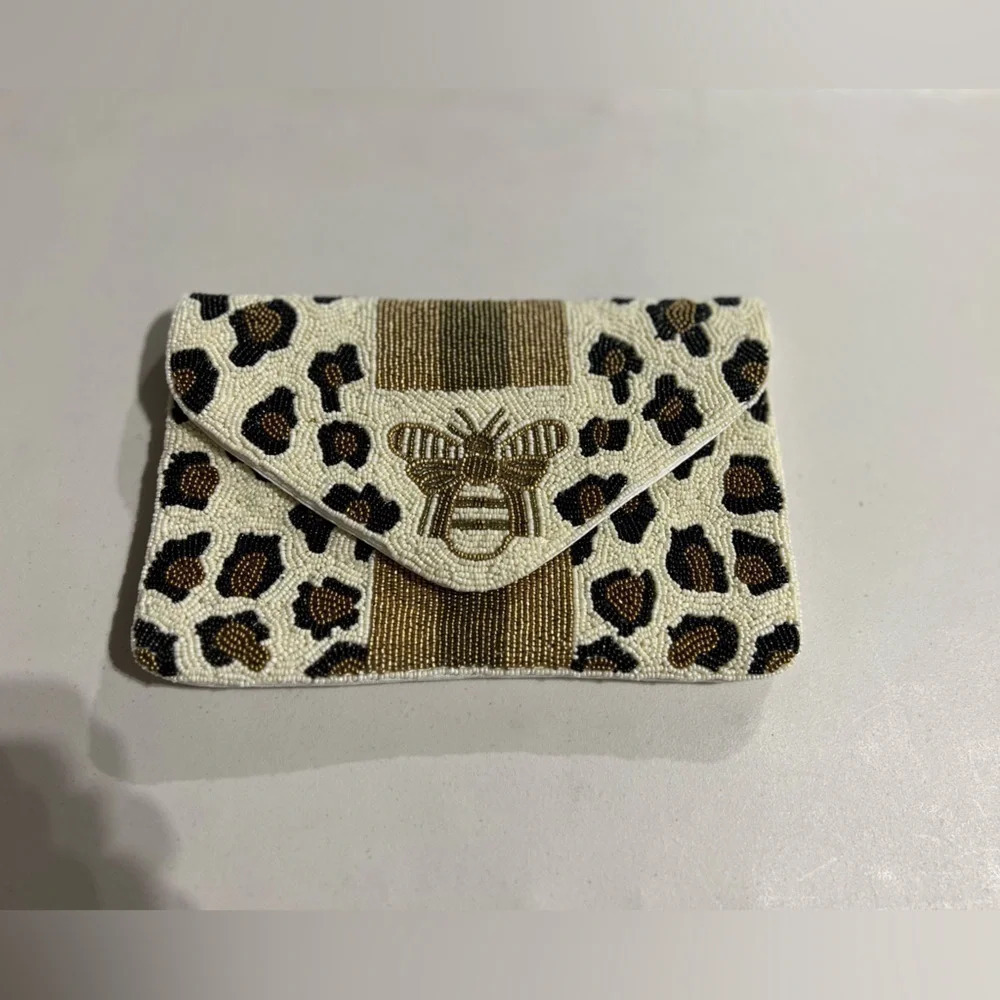 BEADED BEE CROSSBODY - CLUTCH BAG - Picture 6 of 9